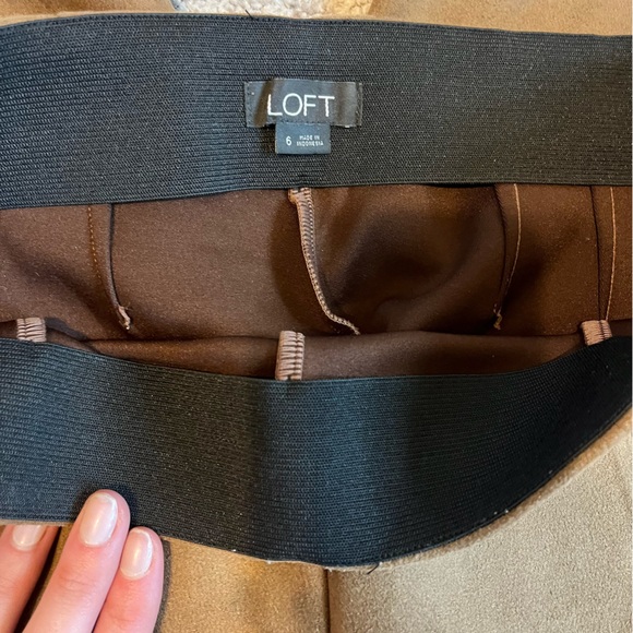 NWOT Loft Faux Suede Leggings - Picture 7 of 10